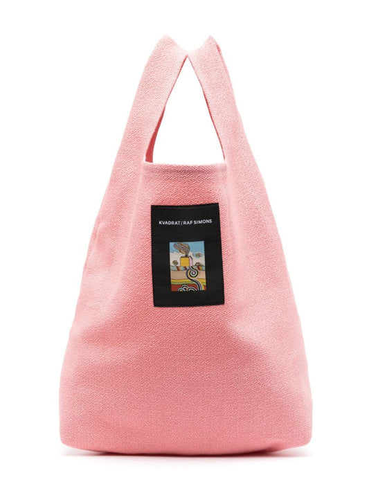X Raf Simons Pink Vidar Small Tote Bag