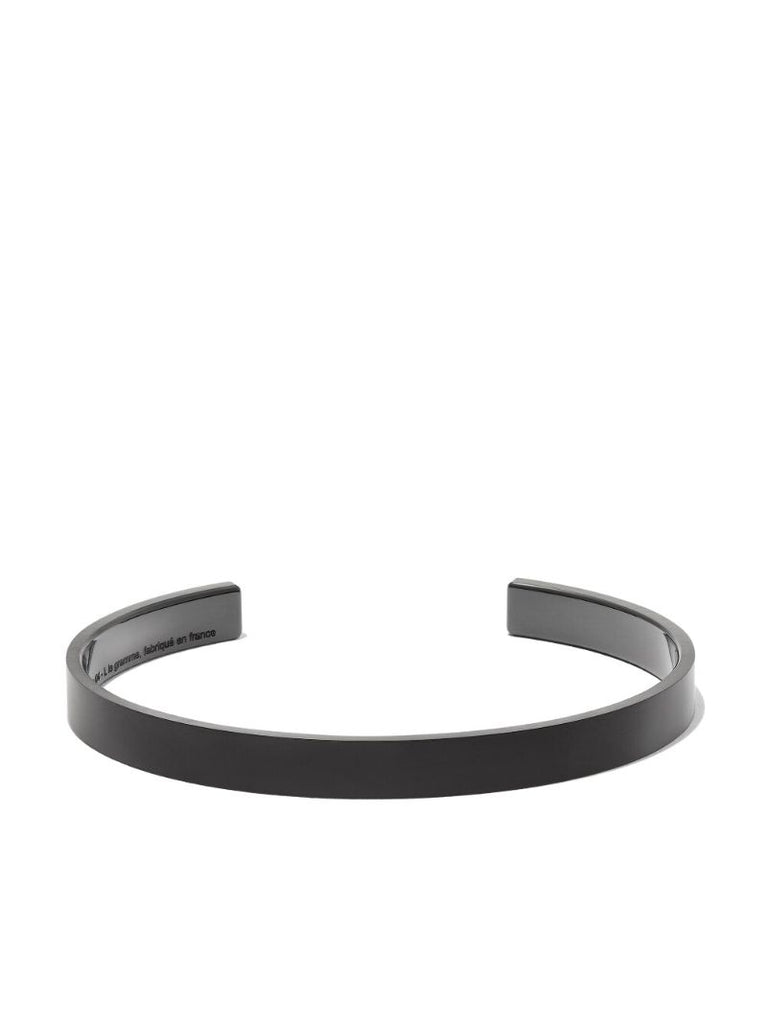 Black Le 9g Brushed Ribbon Bracelet