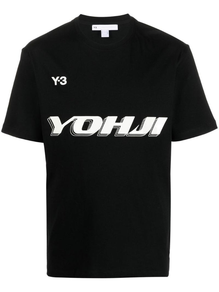 Black Logo Print T-shirt