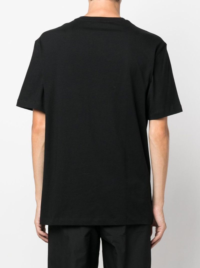 Black Logo Print T-shirt