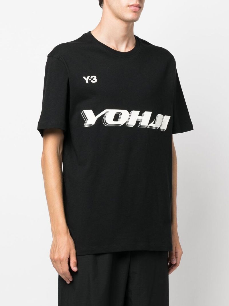 Black Logo Print T-shirt