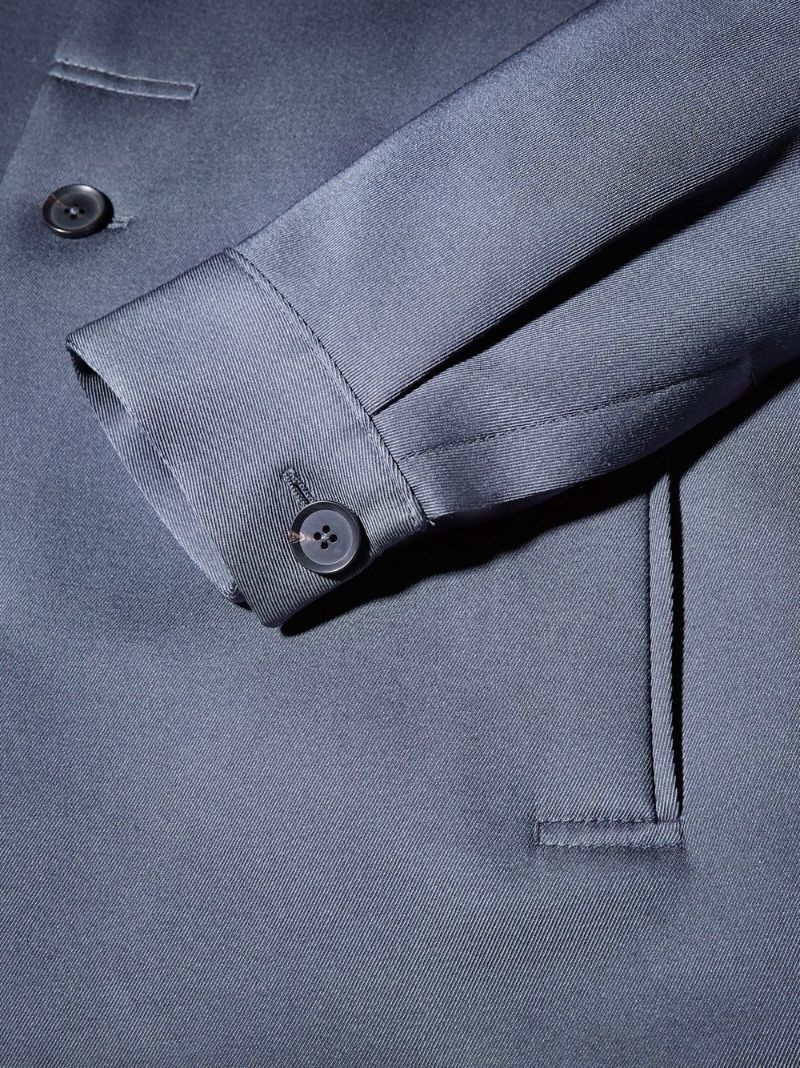 Grey Wool Shirt Jacket