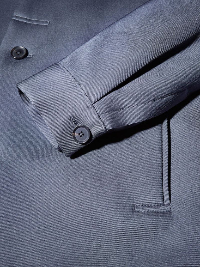 Grey Wool Shirt Jacket