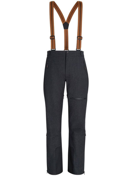 Grey Techmerino Three-layer Merino Wool Ski Trousers