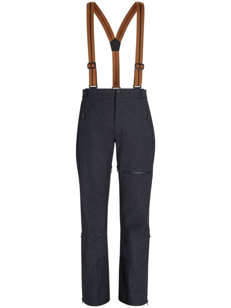 Grey Techmerino Three-layer Merino Wool Ski Trousers