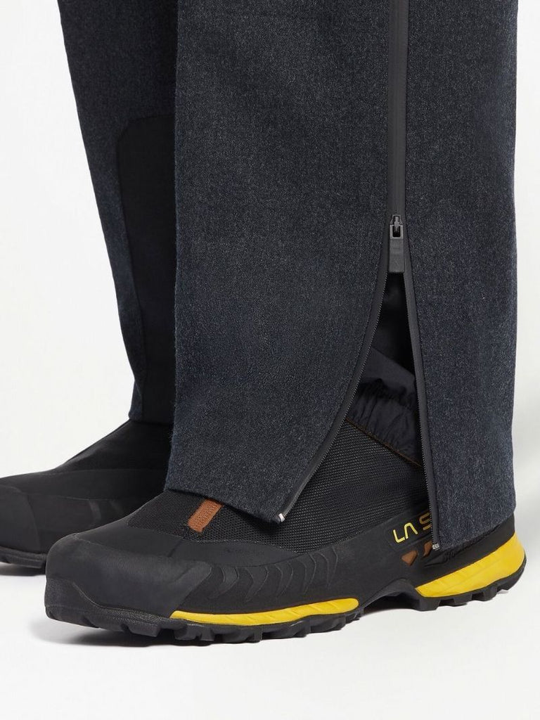 Grey Techmerino Three-layer Merino Wool Ski Trousers