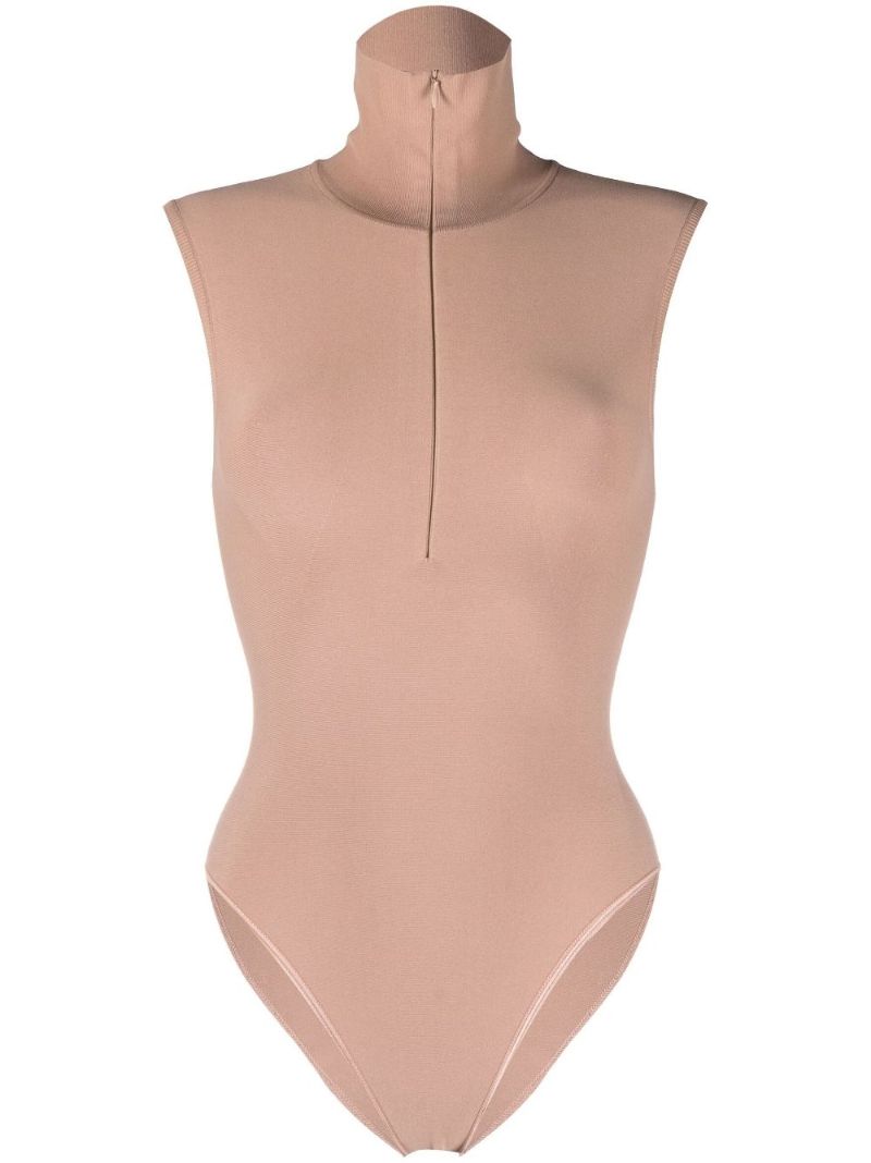 Neutral High Neck Sleeveless Body