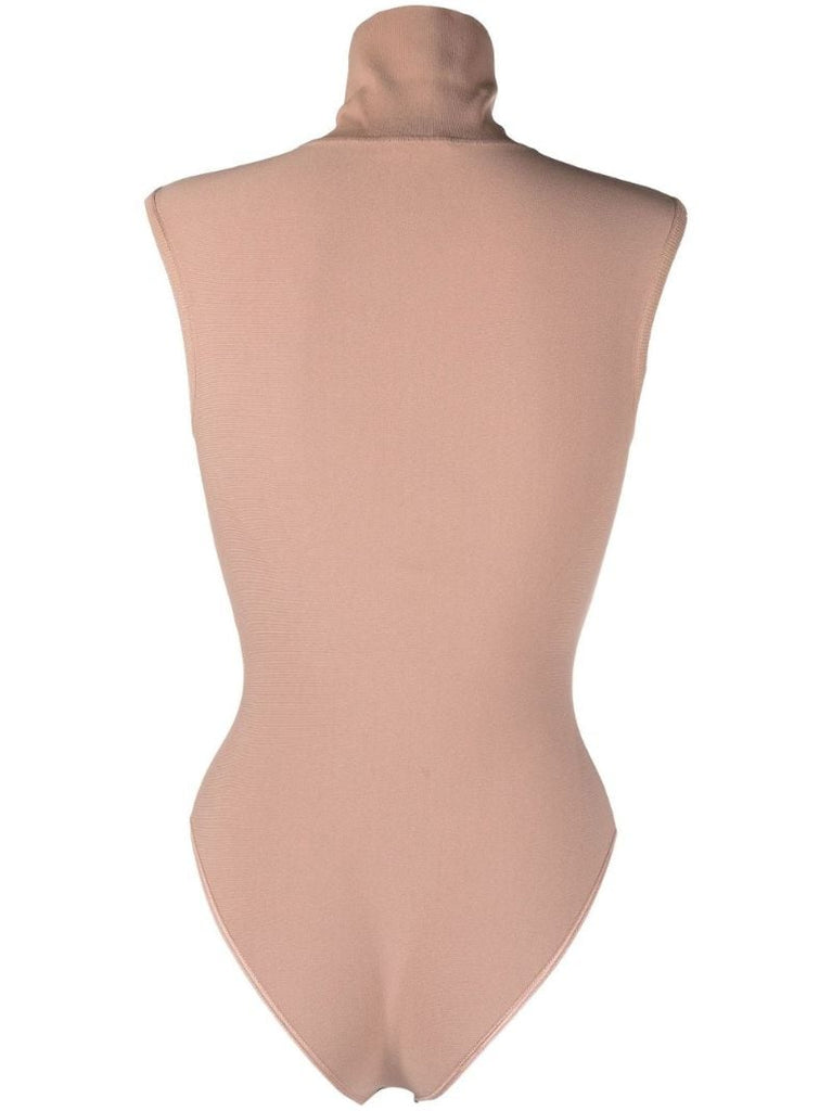 Neutral High Neck Sleeveless Body