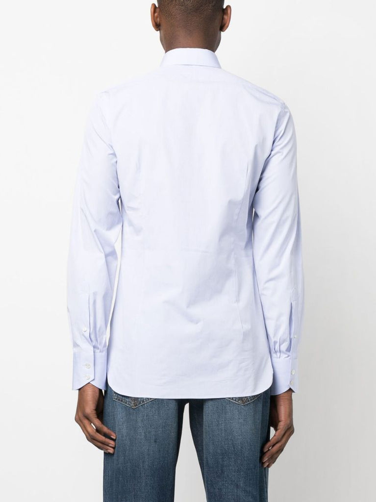Blue Slim-fit Buttoned Shirt