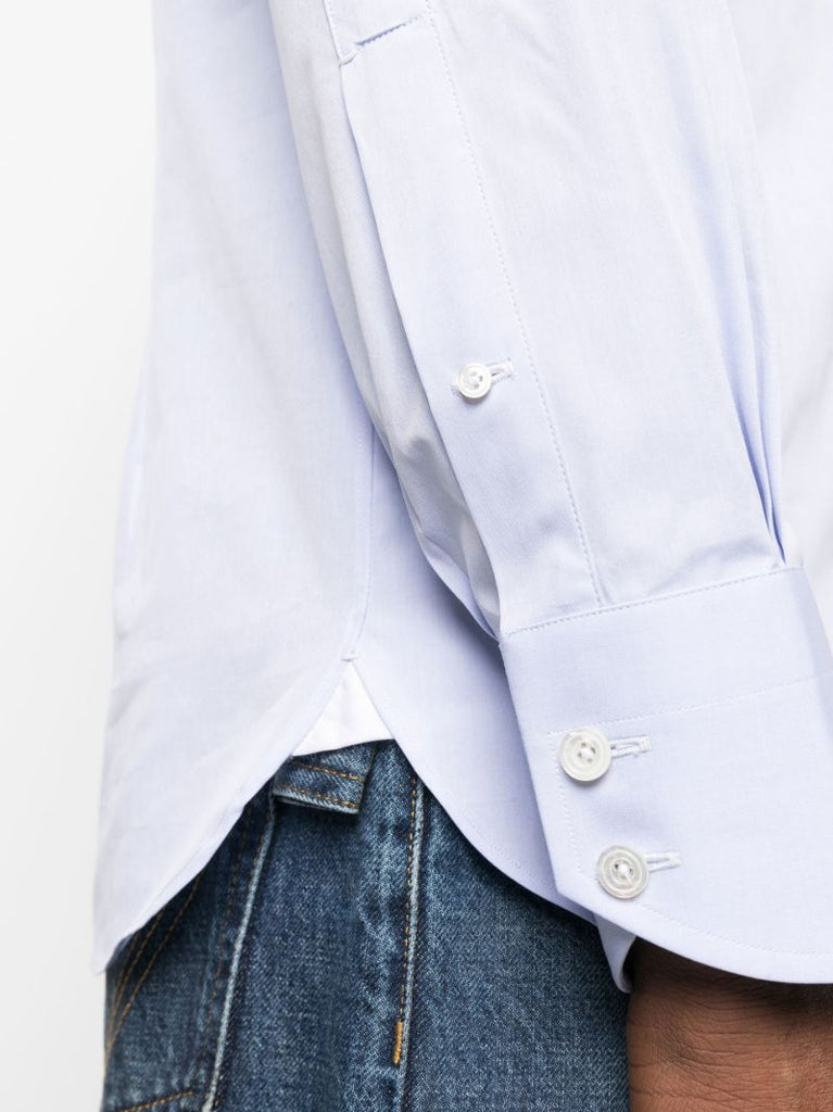 Blue Slim-fit Buttoned Shirt
