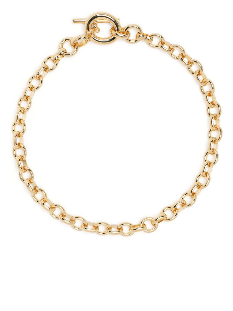 Gold-plated Portrait Chunky Chain Necklace