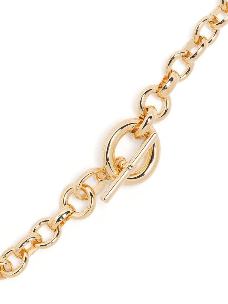 Gold-plated Portrait Chunky Chain Necklace