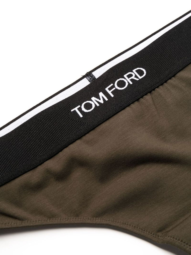 Green Logo Thong