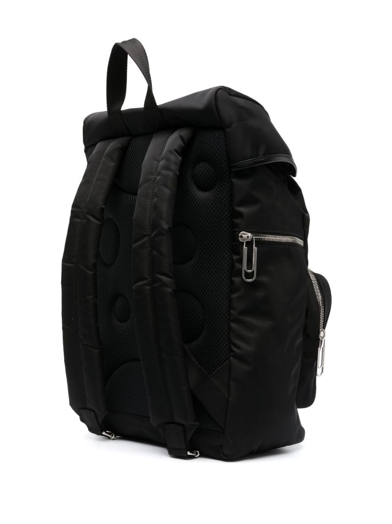 Black Arrows Buckle Backpack