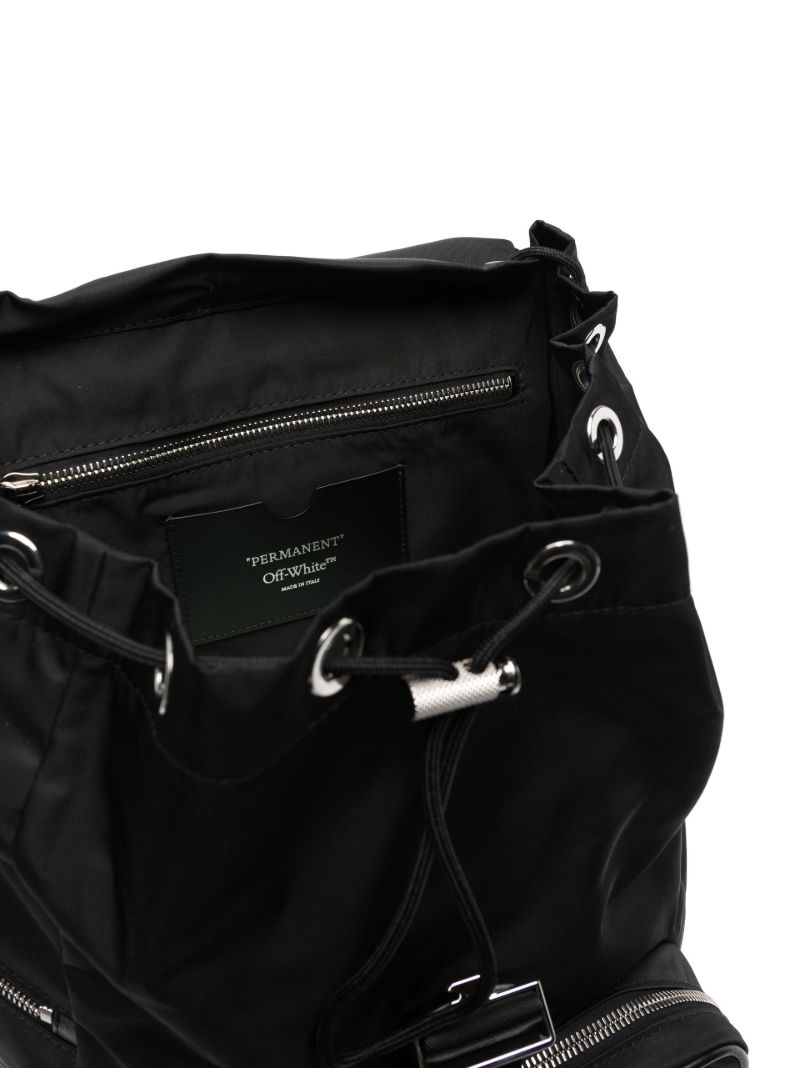Black Arrows Buckle Backpack