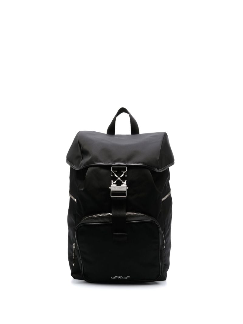Black Arrows Buckle Backpack