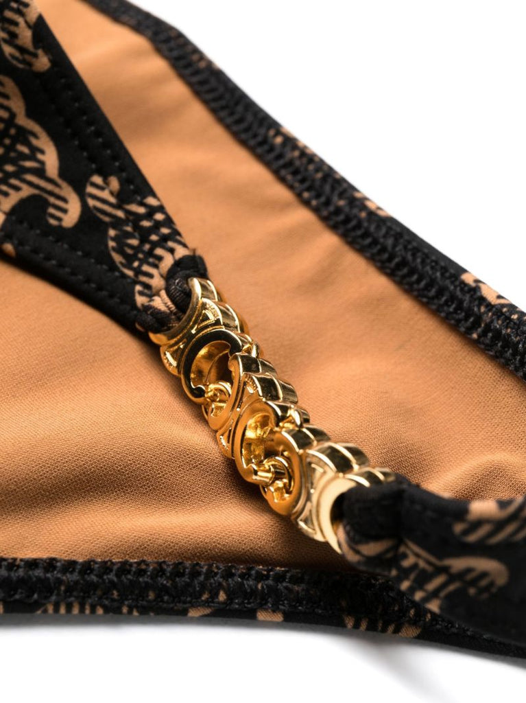 Brown Monogram Bikini Bottoms