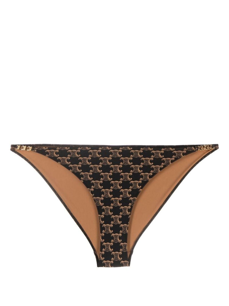 Brown Monogram Bikini Bottoms