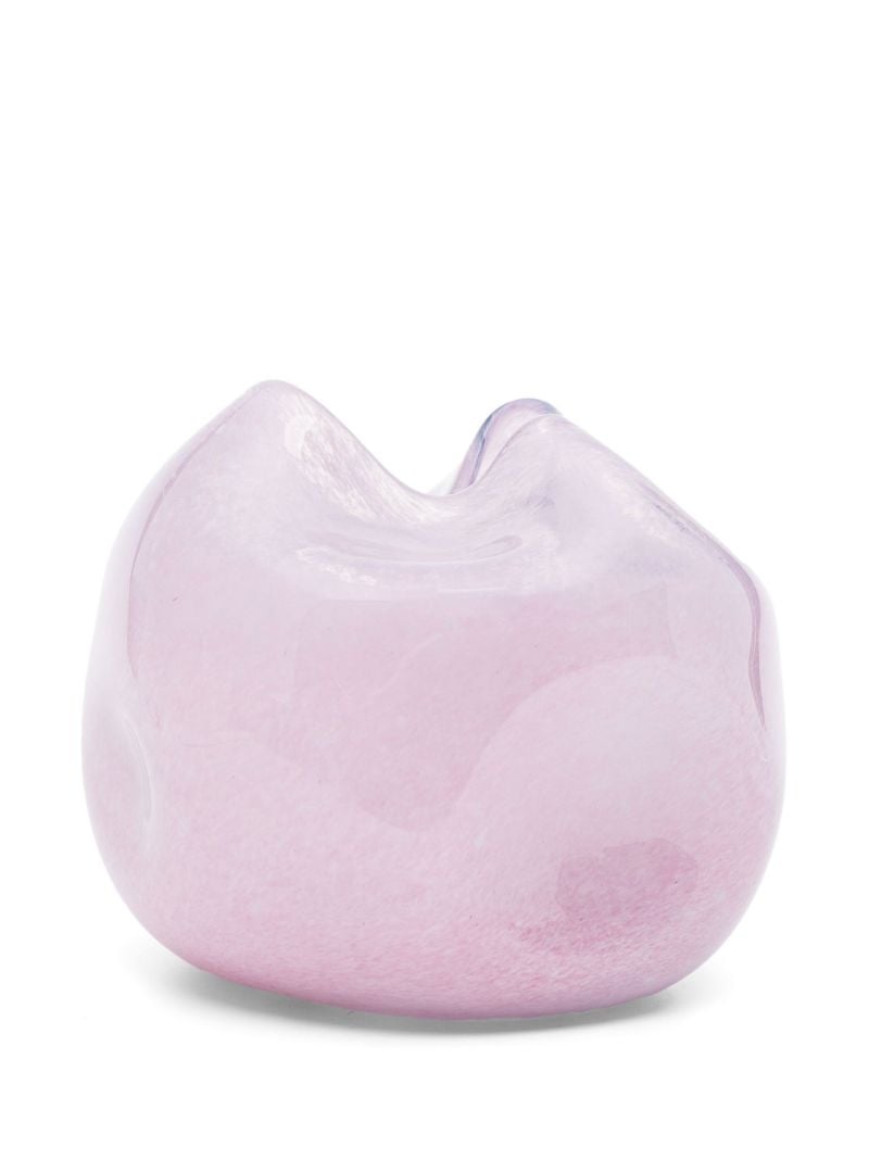 Purple the Bubble to End All Bubbles Glass Vase