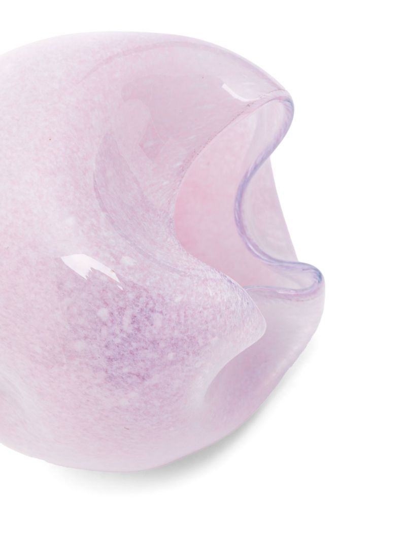 Purple the Bubble to End All Bubbles Glass Vase