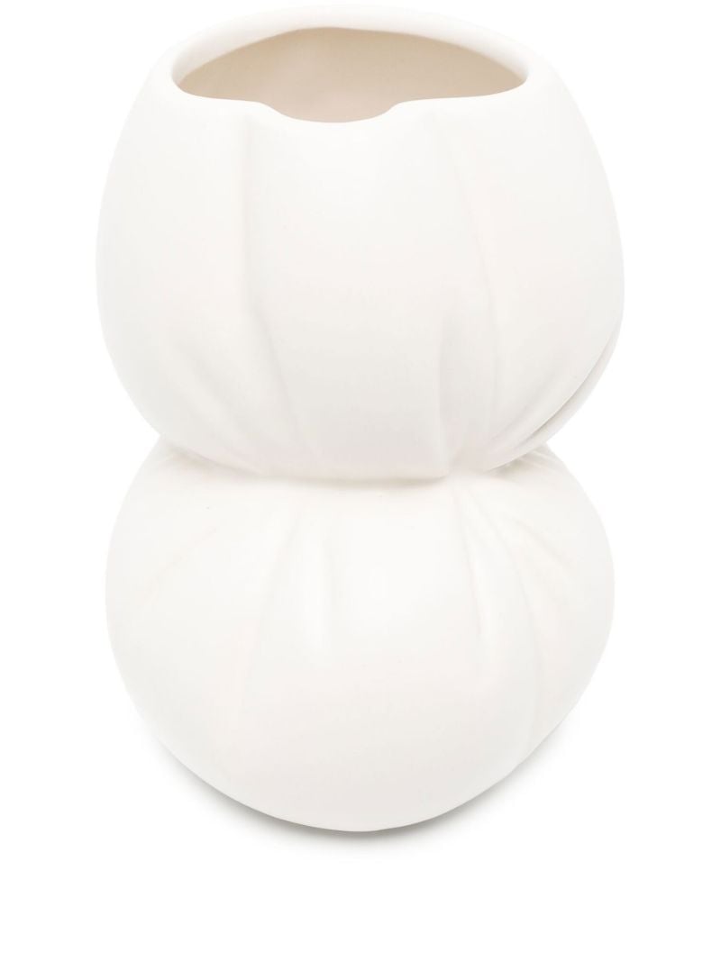White Baroque Pearls Medium Vase