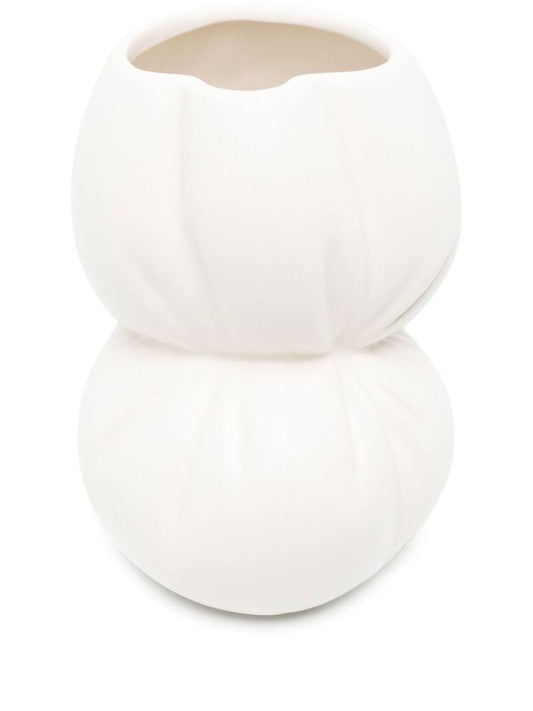 White Baroque Pearls Medium Vase