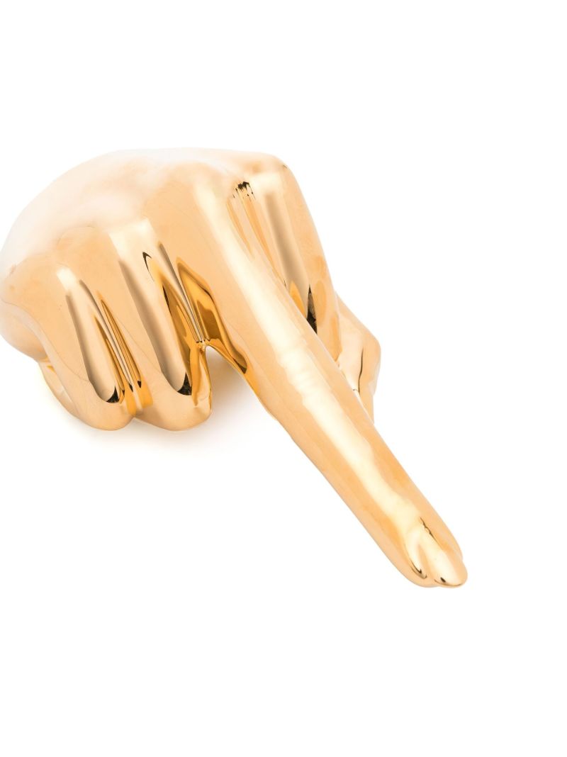 Gold-tone 2020 Earthenware Candlestick Holder
