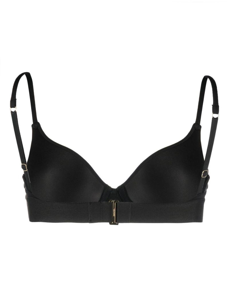 Black Logo Underwired Bra