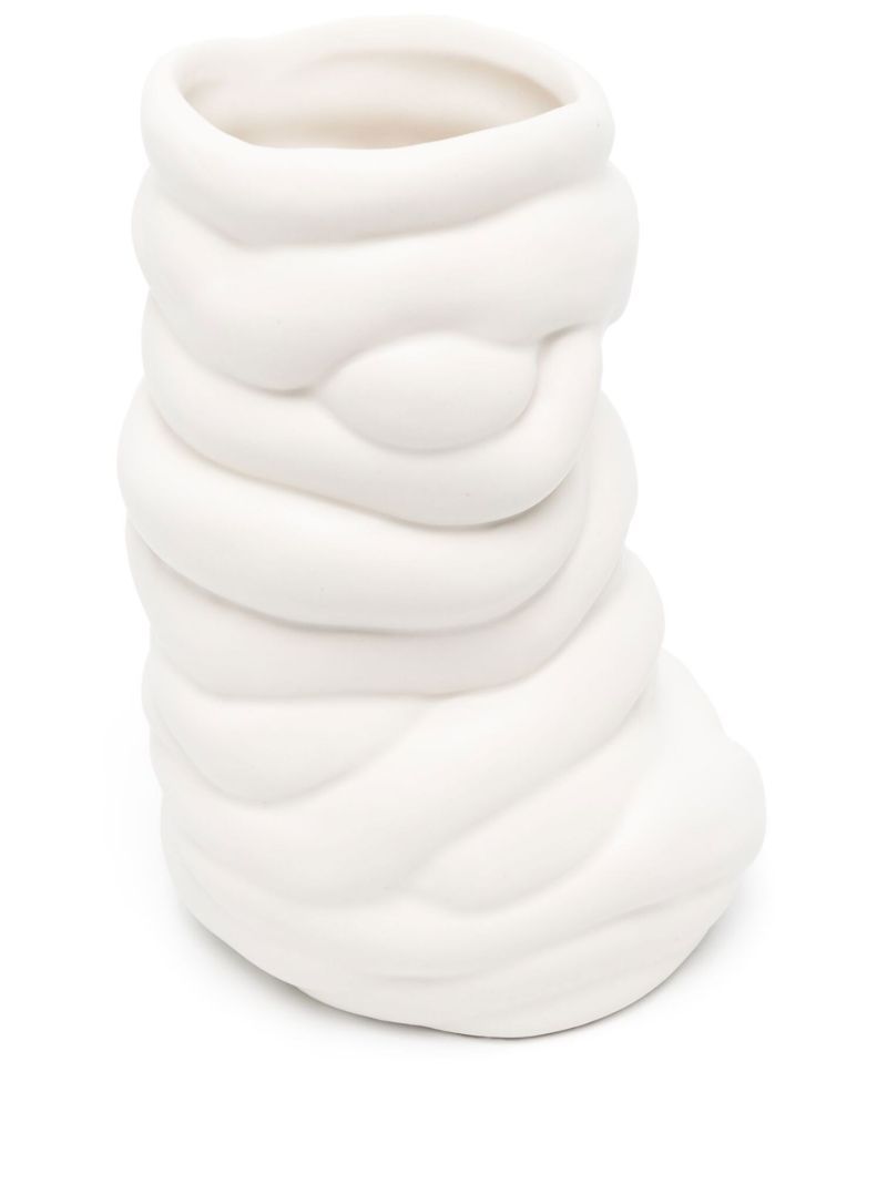 White Small Ceramic Vase
