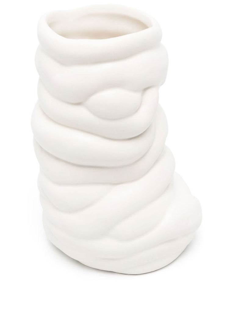 White Small Ceramic Vase