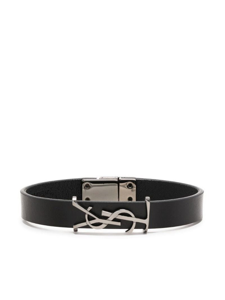 Black Opyum Leather Bracelet