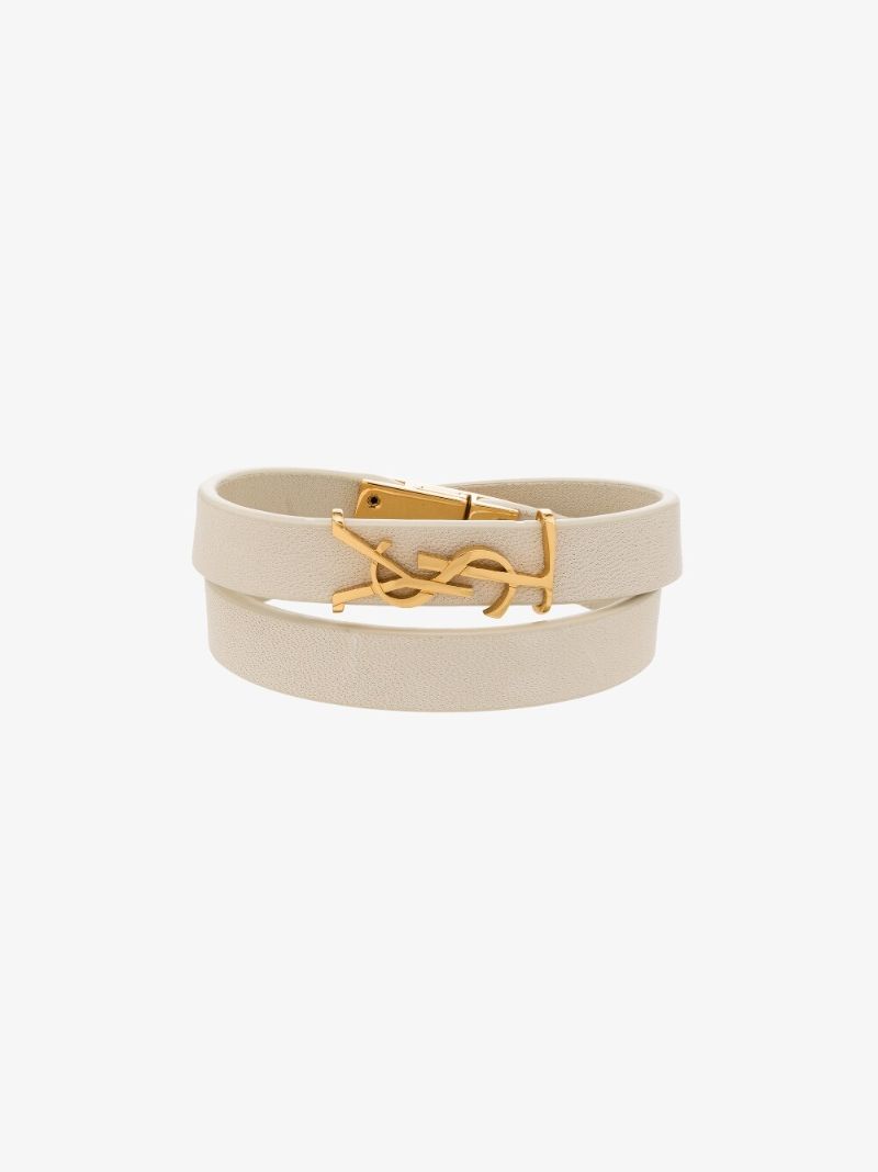 Neutral Opyum Wrap Leather Bracelet