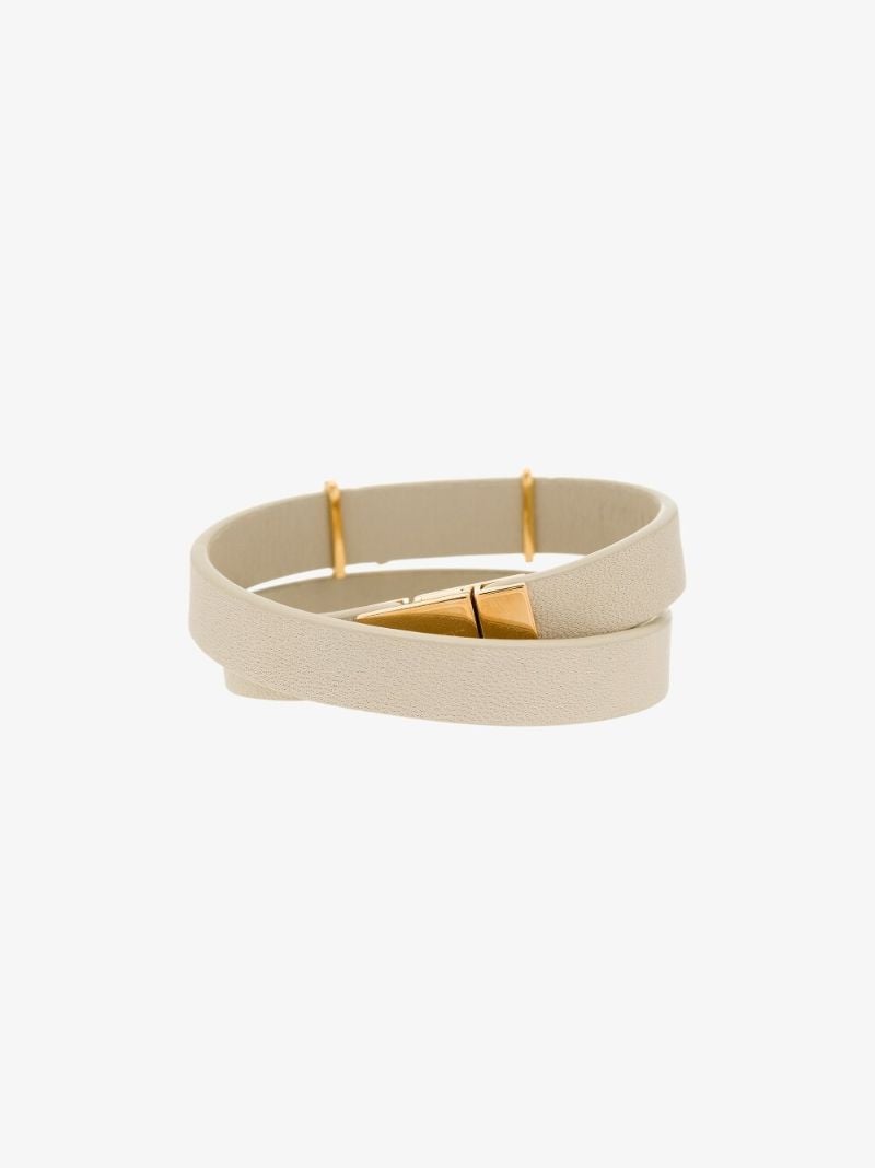 Neutral Opyum Wrap Leather Bracelet