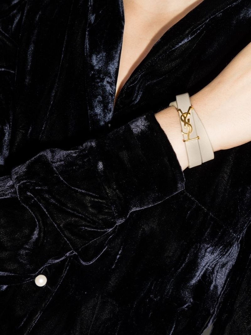 Neutral Opyum Wrap Leather Bracelet