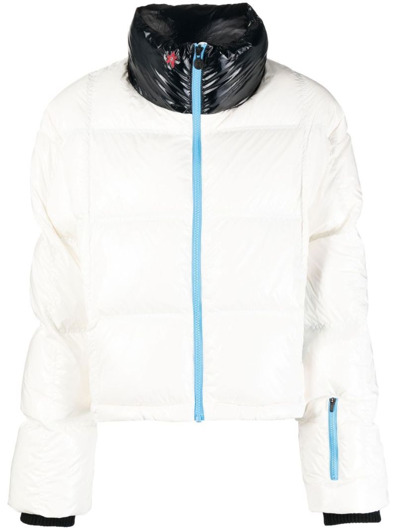 White Nevada Padded Ski Jacket
