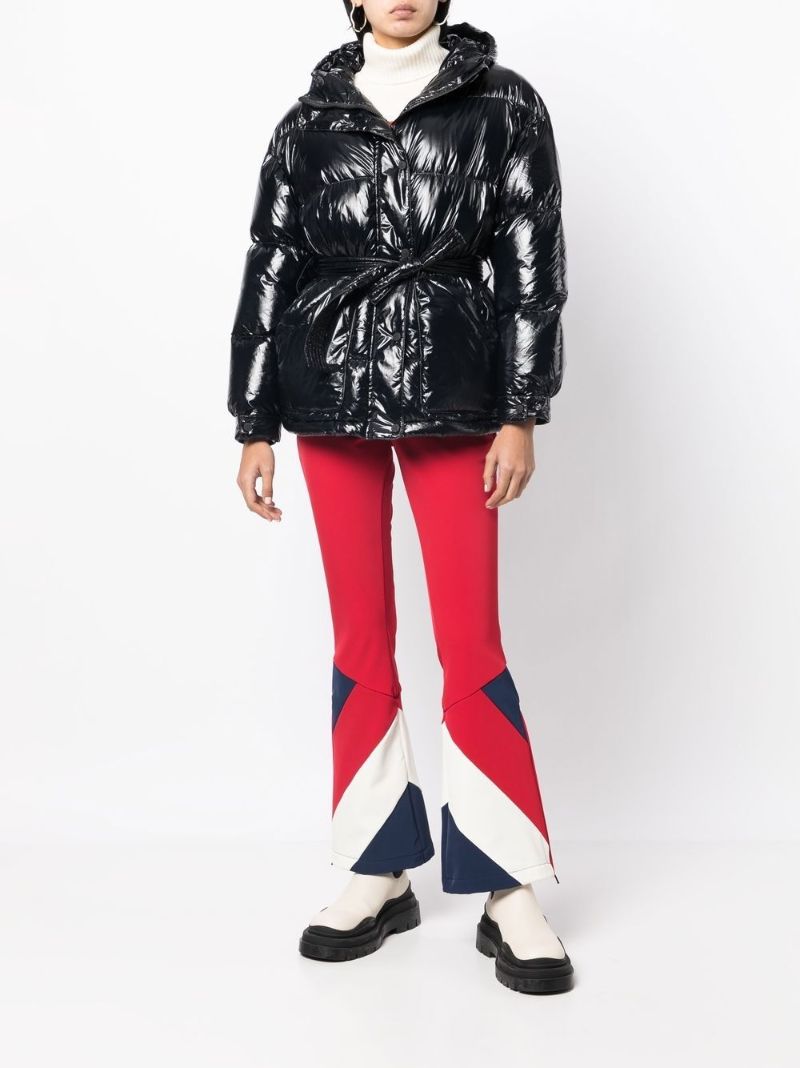 Black High-shine Padded Jacket
