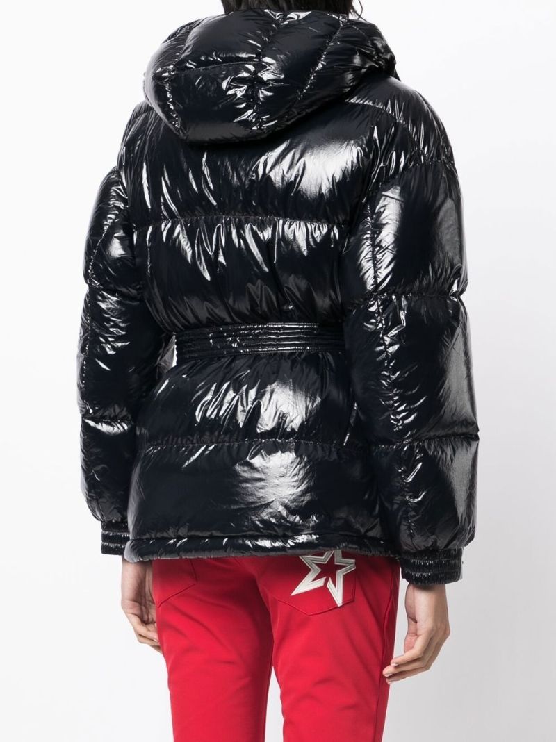 Black High-shine Padded Jacket
