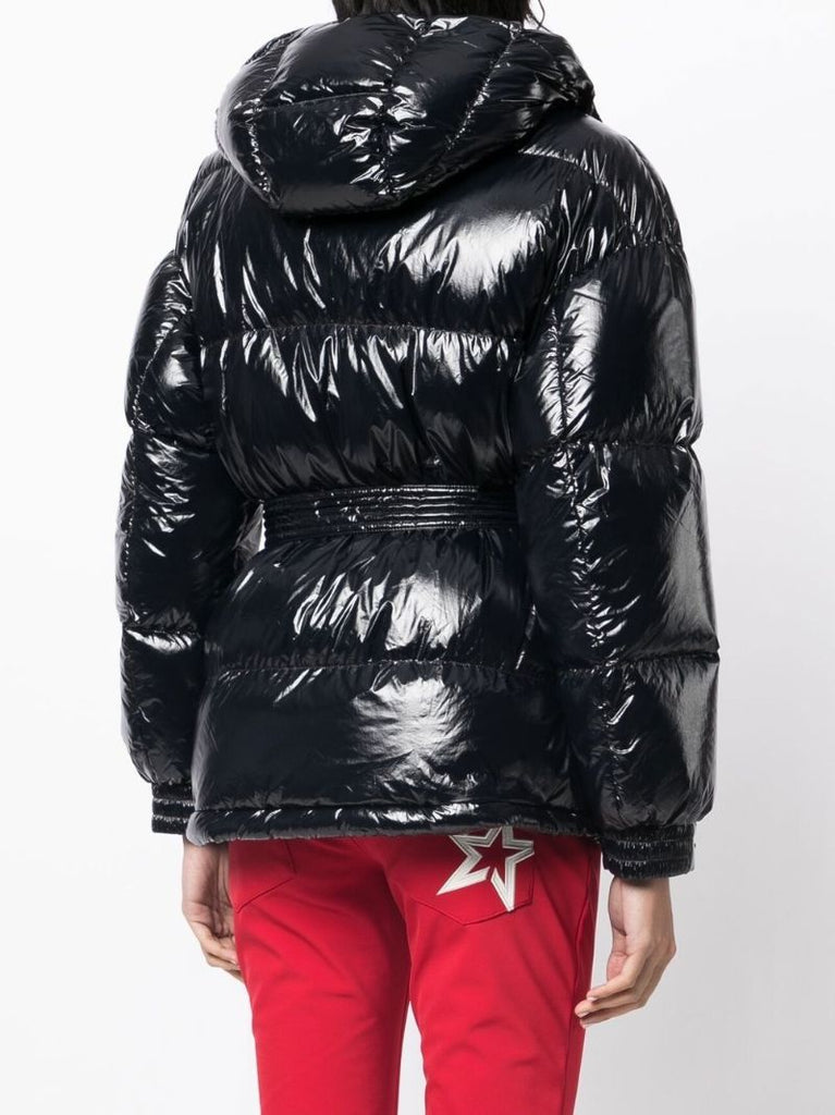 Black High-shine Padded Jacket
