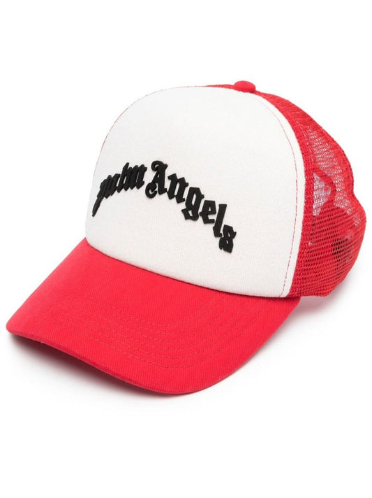White Logo Mesh Baseball Cap
