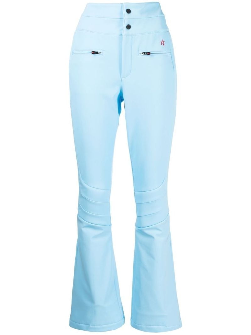 Blue Aurora Flared Ski Trousers