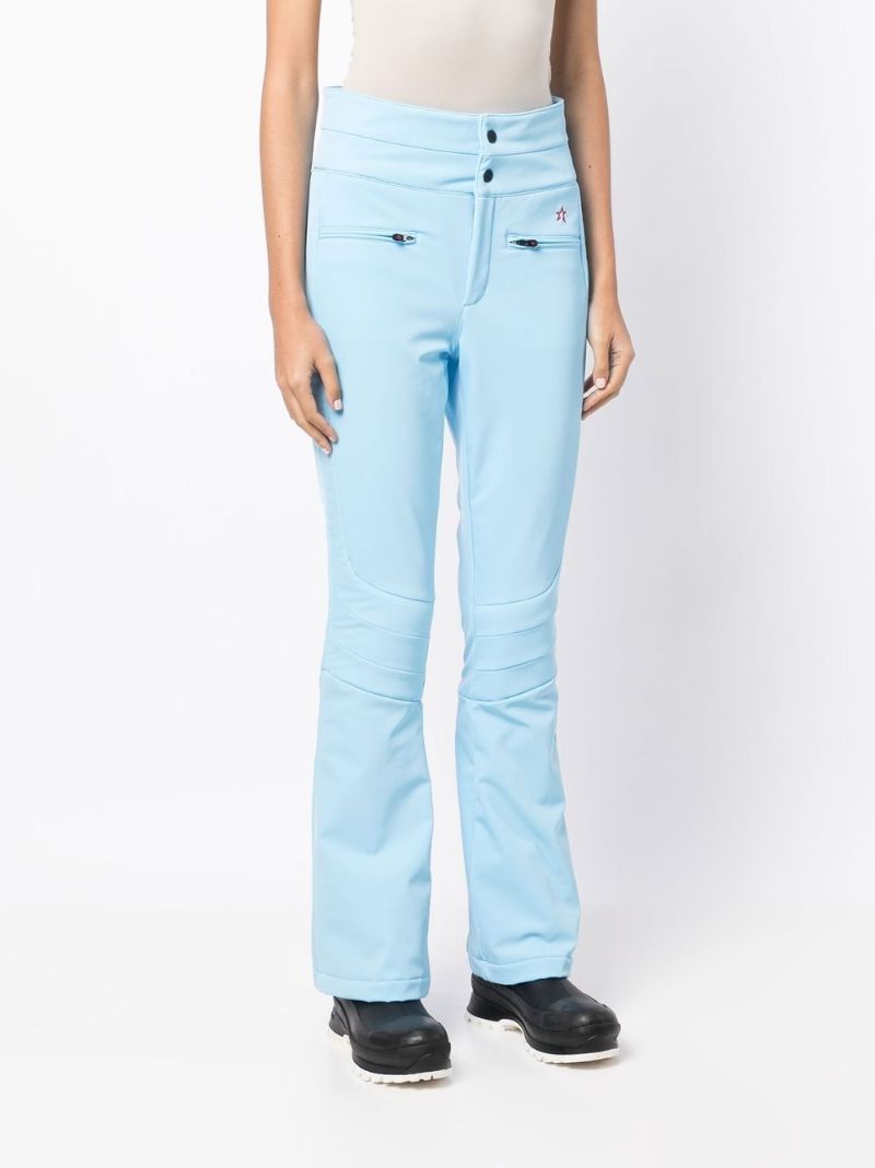 Blue Aurora Flared Ski Trousers