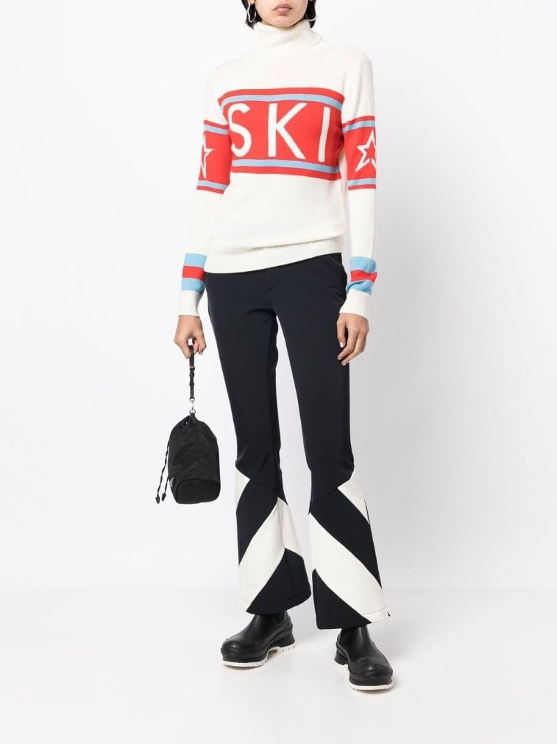 Black Arctic Flared Ski Trousers
