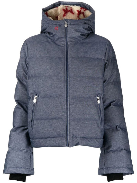 Blue Fleece-lined Ski Jacket