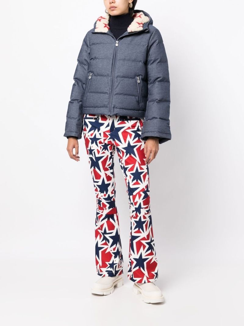 Blue Fleece-lined Ski Jacket