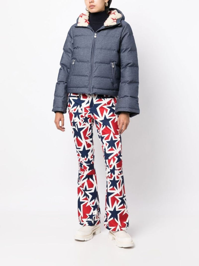 Blue Fleece-lined Ski Jacket