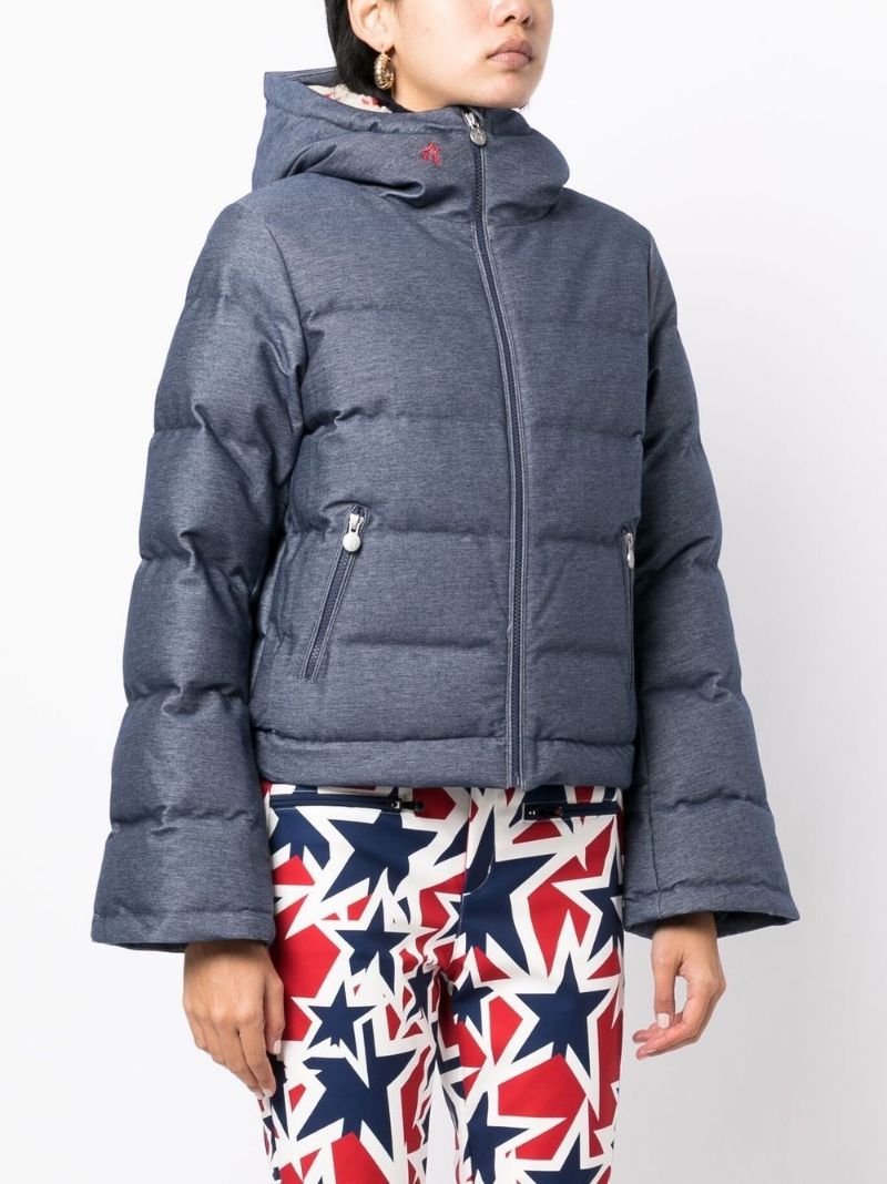 Blue Fleece-lined Ski Jacket