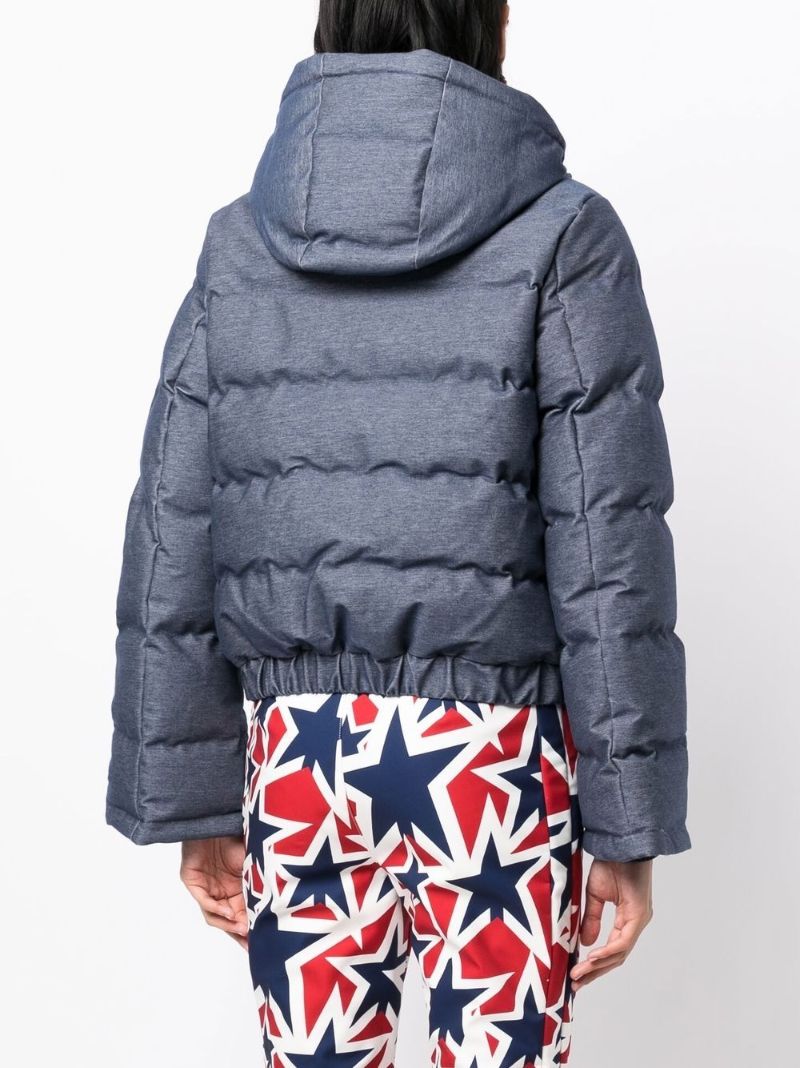 Blue Fleece-lined Ski Jacket