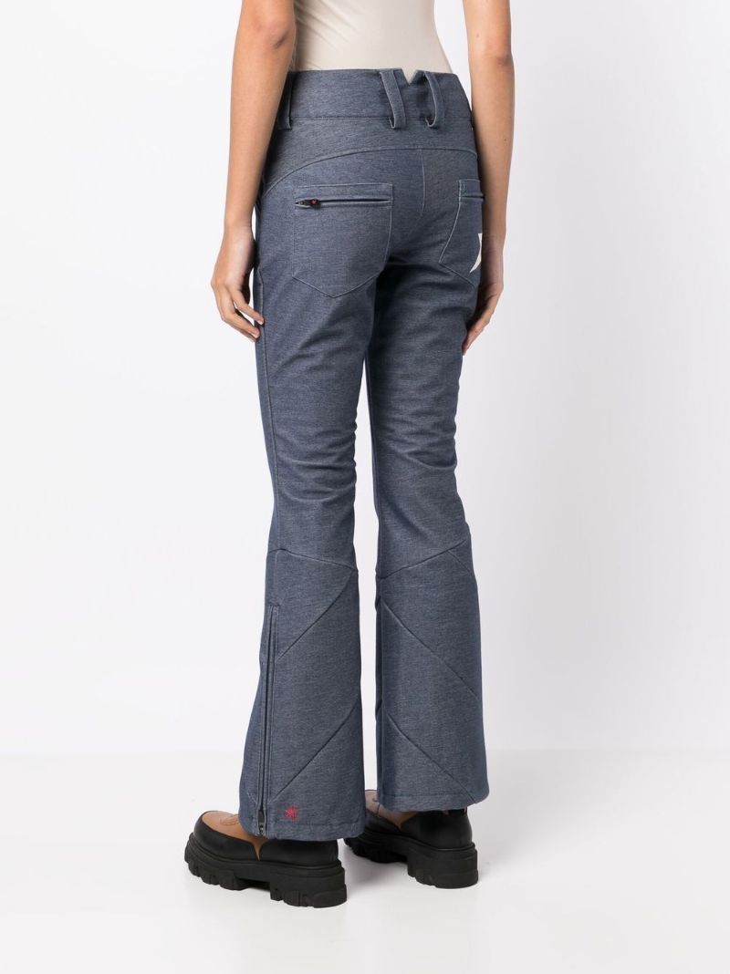 Blue Arctic Flared Ski Trousers