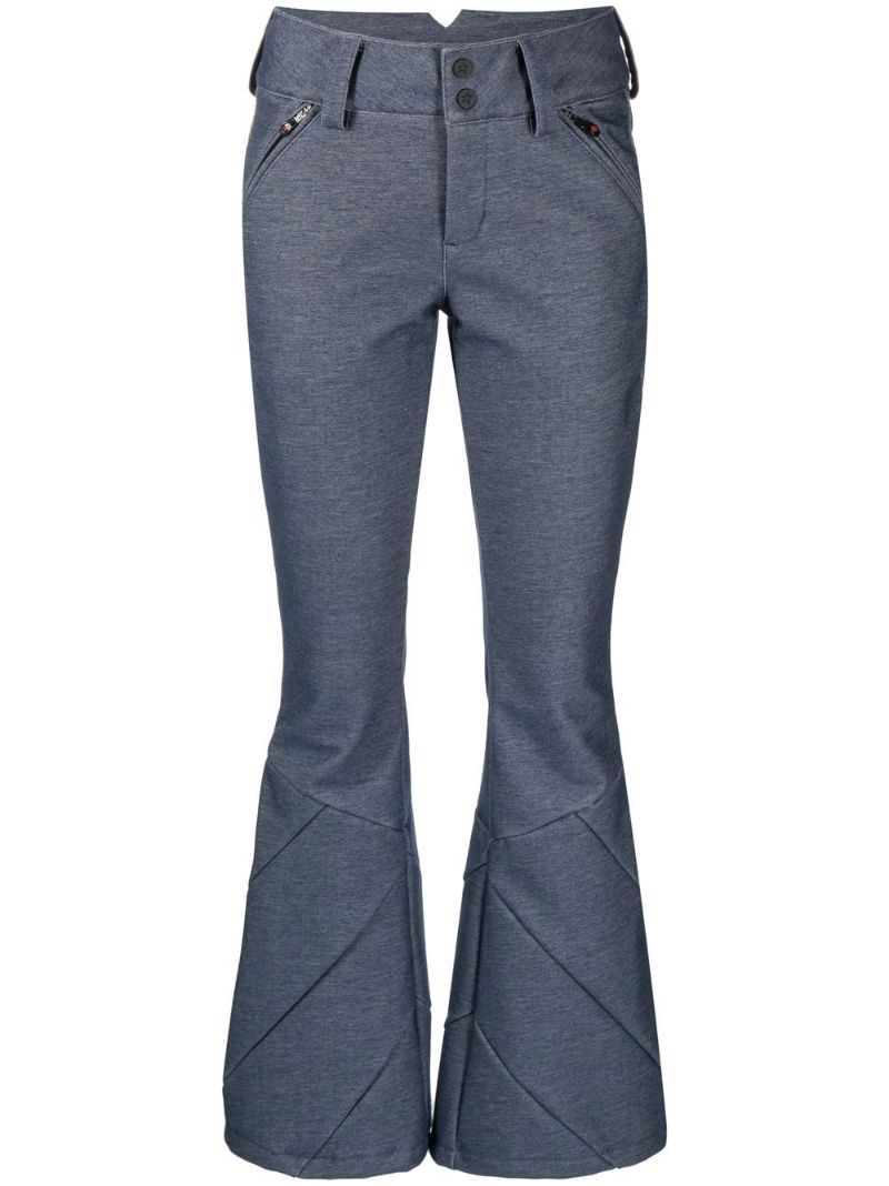Blue Arctic Flared Ski Trousers