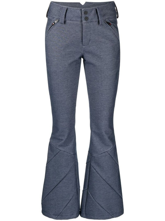 Blue Arctic Flared Ski Trousers